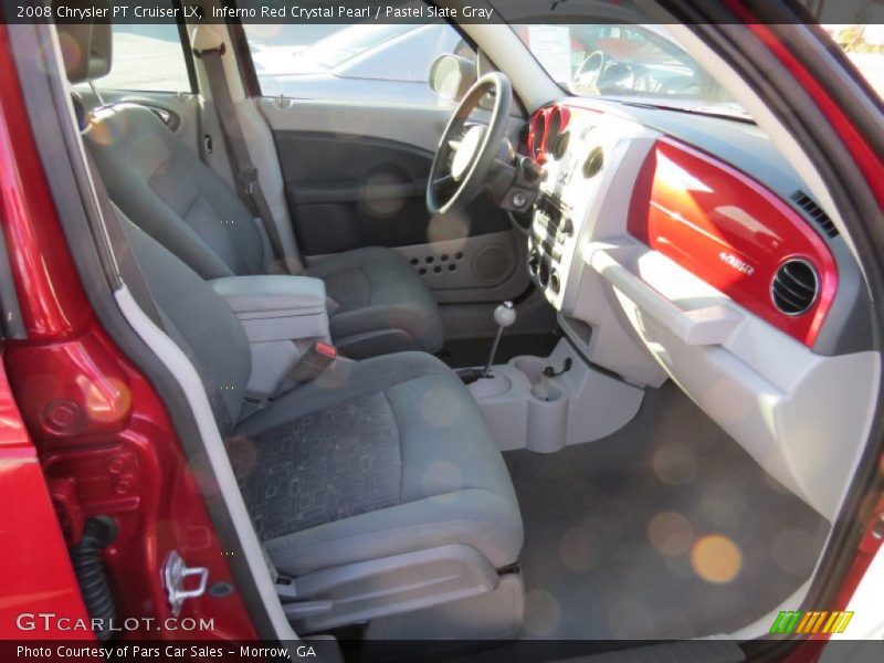 Inferno Red Crystal Pearl / Pastel Slate Gray 2008 Chrysler PT Cruiser LX