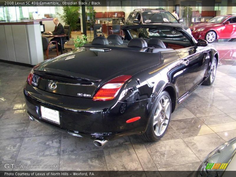 Obsidian Black / Black 2008 Lexus SC 430 Convertible
