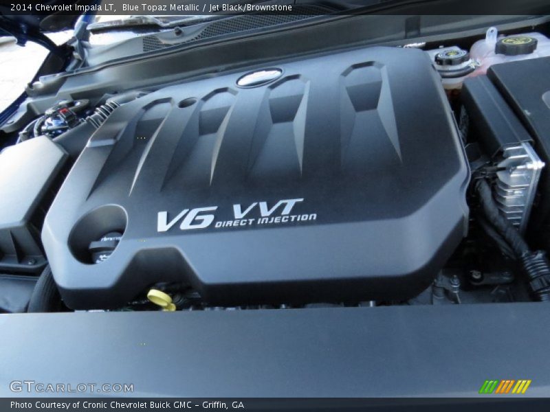 Blue Topaz Metallic / Jet Black/Brownstone 2014 Chevrolet Impala LT