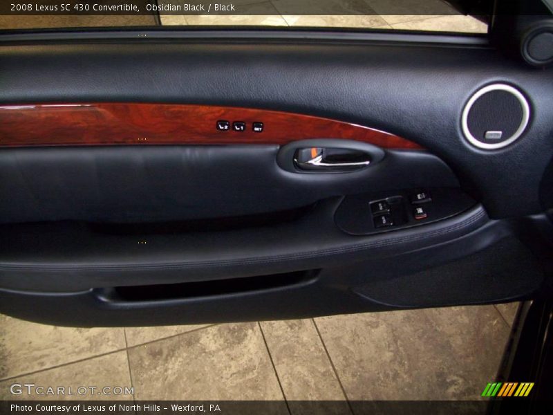 Obsidian Black / Black 2008 Lexus SC 430 Convertible