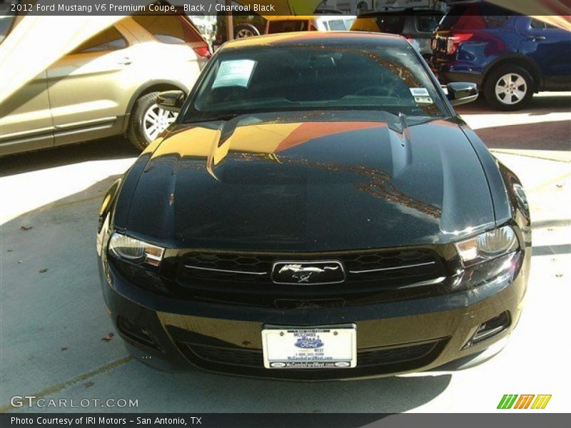 Black / Charcoal Black 2012 Ford Mustang V6 Premium Coupe