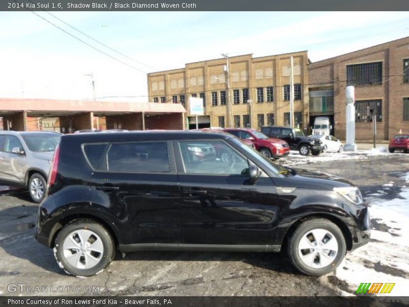Shadow Black / Black Diamond Woven Cloth 2014 Kia Soul 1.6