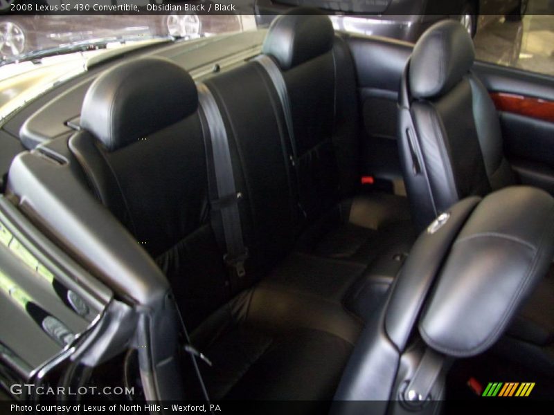 Obsidian Black / Black 2008 Lexus SC 430 Convertible
