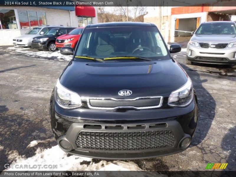 Shadow Black / Black Diamond Woven Cloth 2014 Kia Soul 1.6
