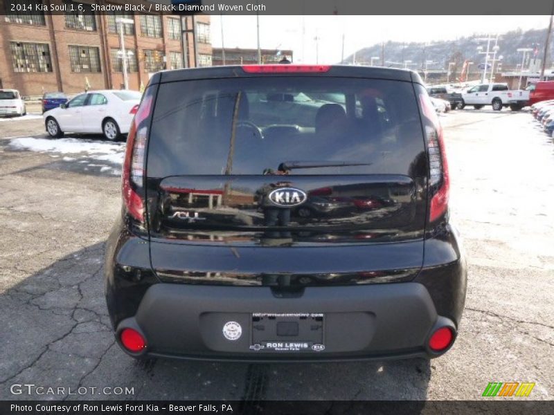 Shadow Black / Black Diamond Woven Cloth 2014 Kia Soul 1.6