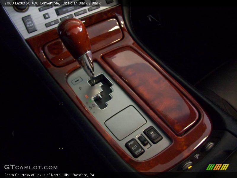 Obsidian Black / Black 2008 Lexus SC 430 Convertible