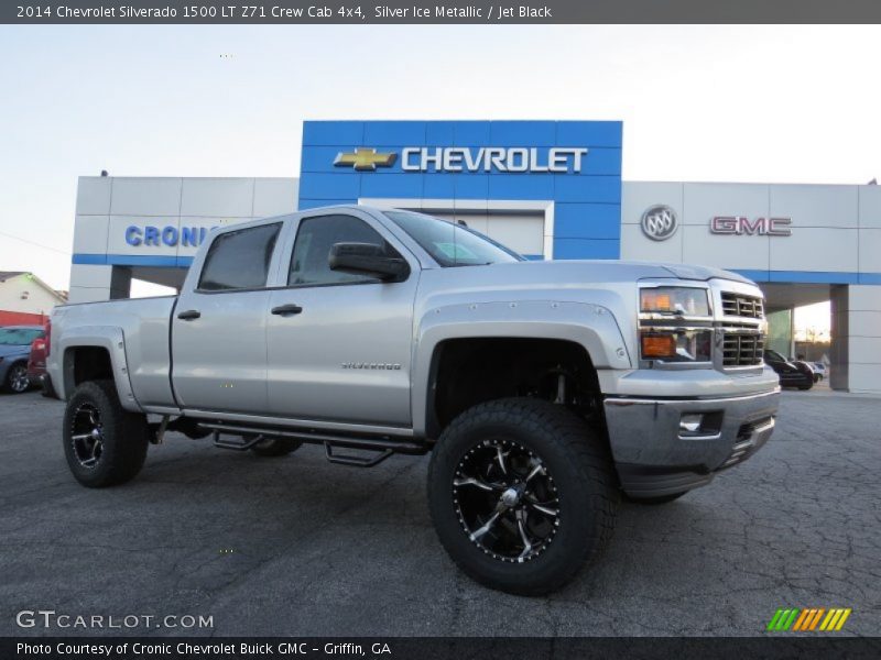 Silver Ice Metallic / Jet Black 2014 Chevrolet Silverado 1500 LT Z71 Crew Cab 4x4
