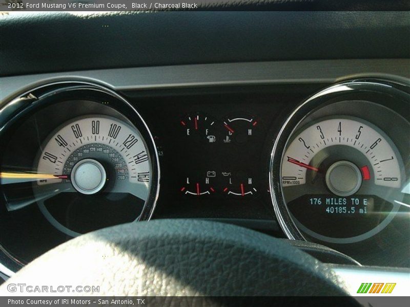 Black / Charcoal Black 2012 Ford Mustang V6 Premium Coupe