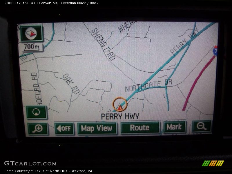 Obsidian Black / Black 2008 Lexus SC 430 Convertible