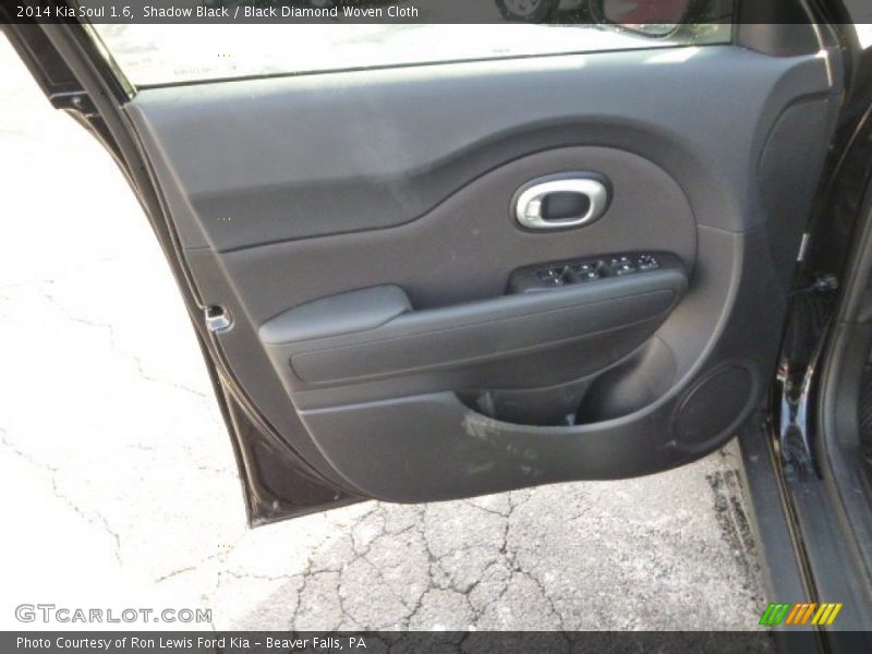 Shadow Black / Black Diamond Woven Cloth 2014 Kia Soul 1.6