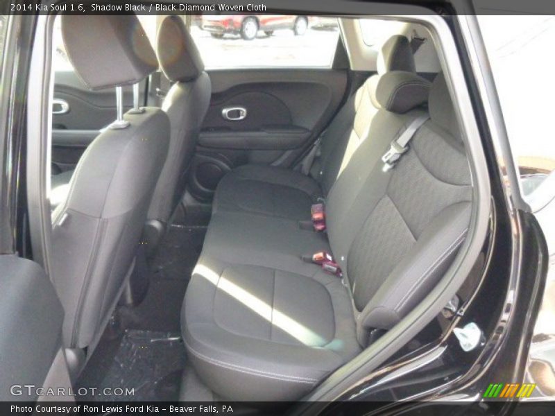 Shadow Black / Black Diamond Woven Cloth 2014 Kia Soul 1.6