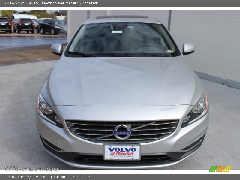 Electric Silver Metallic / Off Black 2014 Volvo S60 T5