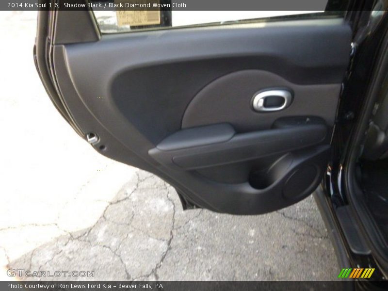 Shadow Black / Black Diamond Woven Cloth 2014 Kia Soul 1.6