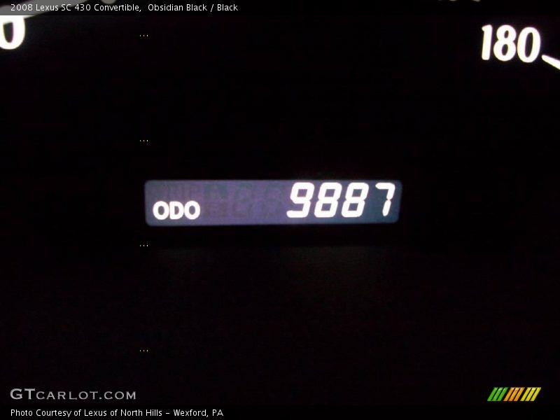 Obsidian Black / Black 2008 Lexus SC 430 Convertible
