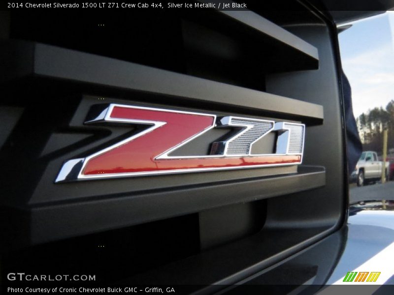 Silver Ice Metallic / Jet Black 2014 Chevrolet Silverado 1500 LT Z71 Crew Cab 4x4