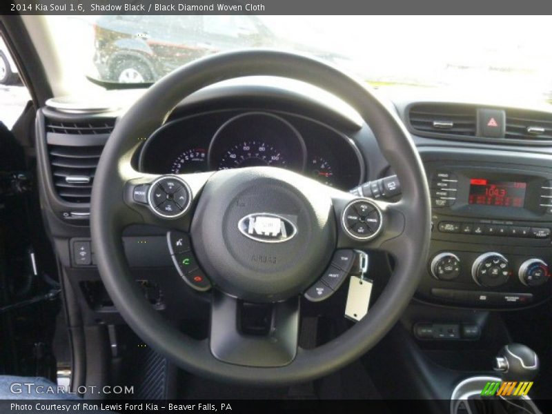 Shadow Black / Black Diamond Woven Cloth 2014 Kia Soul 1.6