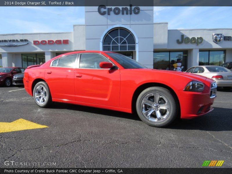TorRed / Black 2014 Dodge Charger SE