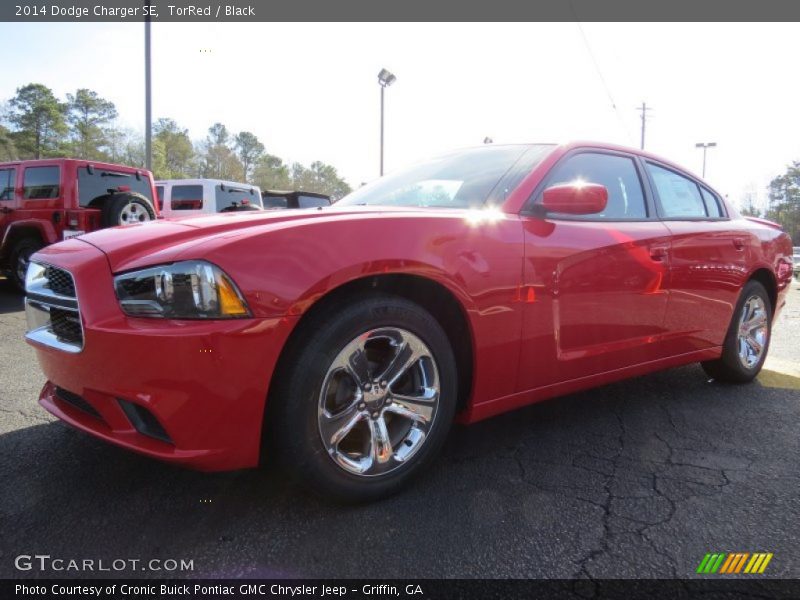 TorRed / Black 2014 Dodge Charger SE