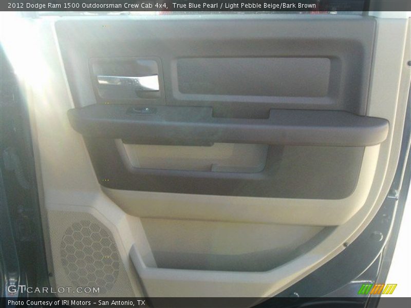 True Blue Pearl / Light Pebble Beige/Bark Brown 2012 Dodge Ram 1500 Outdoorsman Crew Cab 4x4