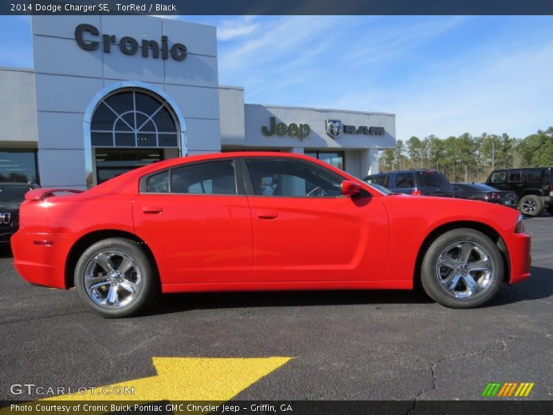 TorRed / Black 2014 Dodge Charger SE