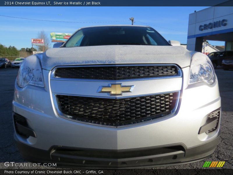 Silver Ice Metallic / Jet Black 2014 Chevrolet Equinox LT