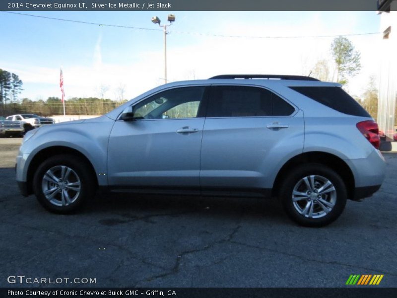 Silver Ice Metallic / Jet Black 2014 Chevrolet Equinox LT