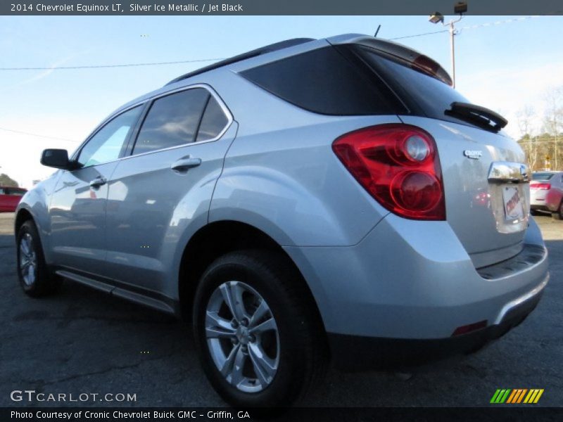 Silver Ice Metallic / Jet Black 2014 Chevrolet Equinox LT