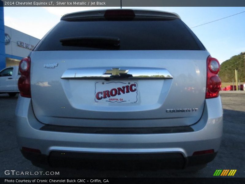 Silver Ice Metallic / Jet Black 2014 Chevrolet Equinox LT