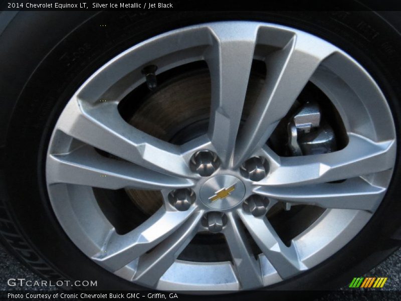 Silver Ice Metallic / Jet Black 2014 Chevrolet Equinox LT