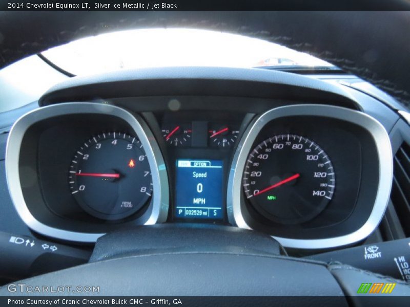 Silver Ice Metallic / Jet Black 2014 Chevrolet Equinox LT