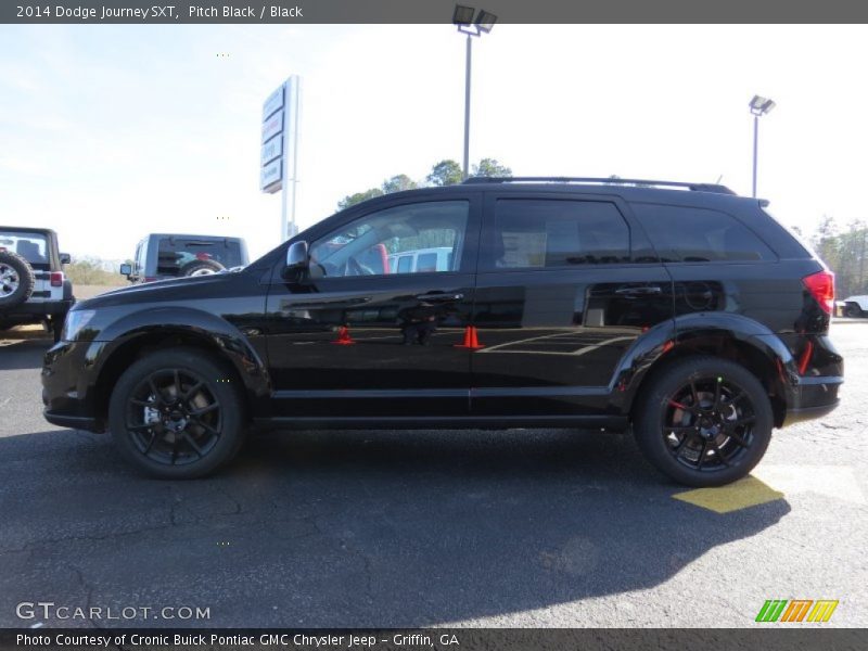 Pitch Black / Black 2014 Dodge Journey SXT