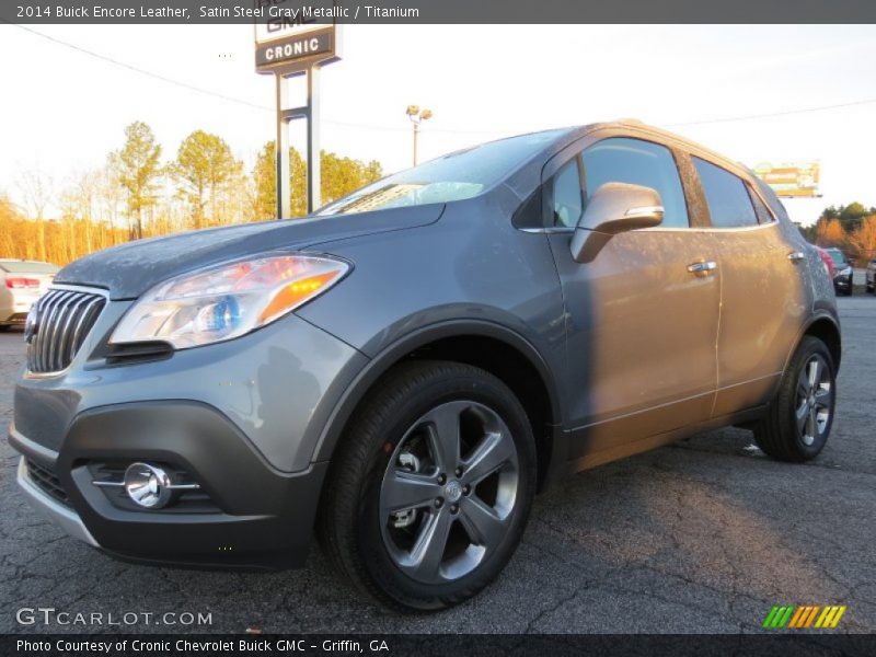 Satin Steel Gray Metallic / Titanium 2014 Buick Encore Leather