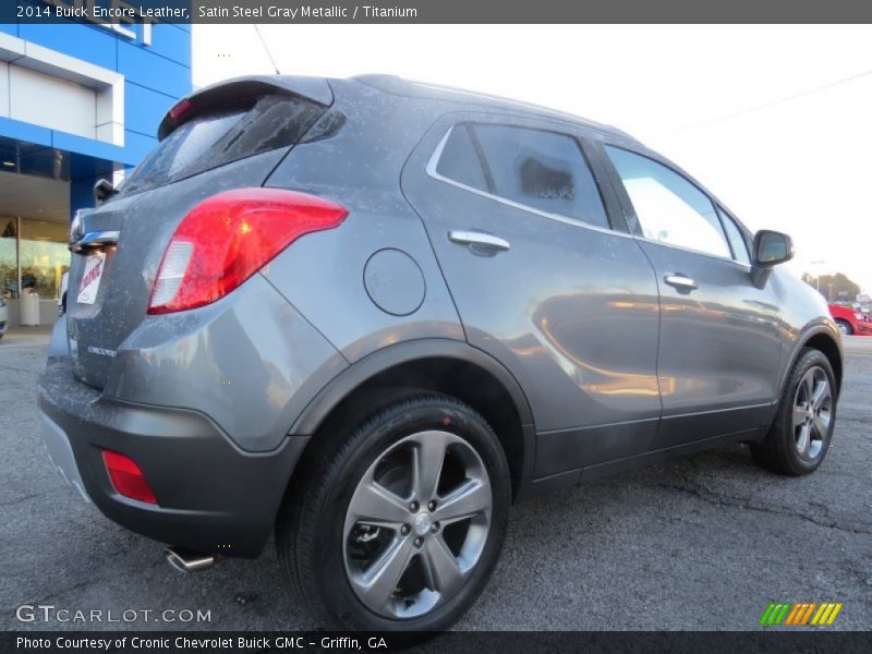 Satin Steel Gray Metallic / Titanium 2014 Buick Encore Leather
