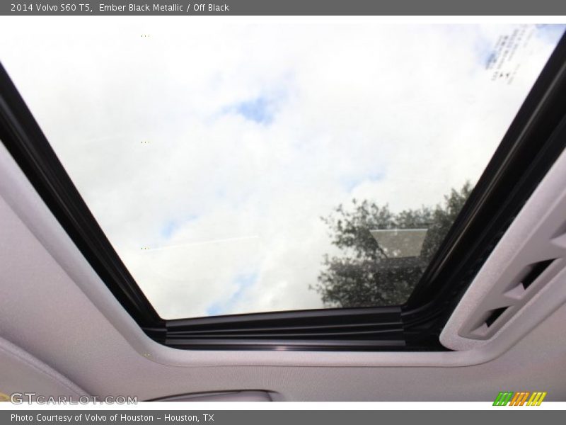 Ember Black Metallic / Off Black 2014 Volvo S60 T5