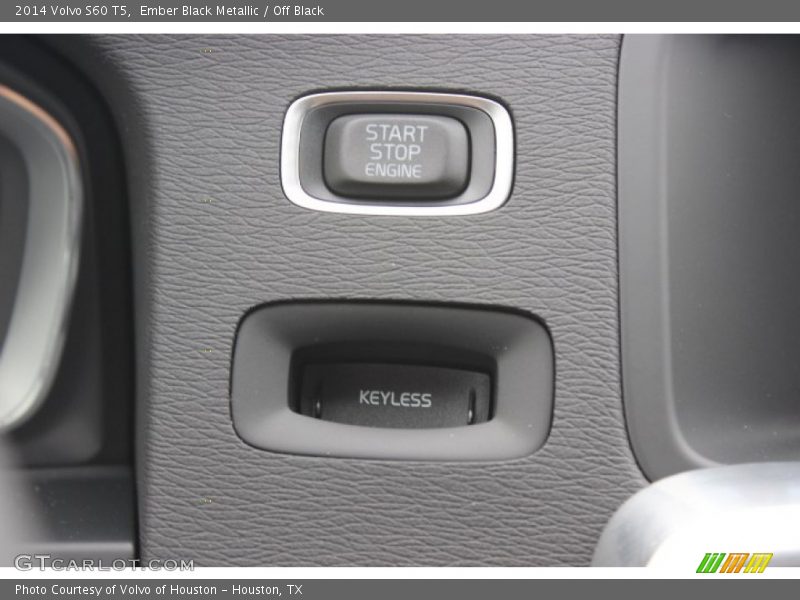 Ember Black Metallic / Off Black 2014 Volvo S60 T5