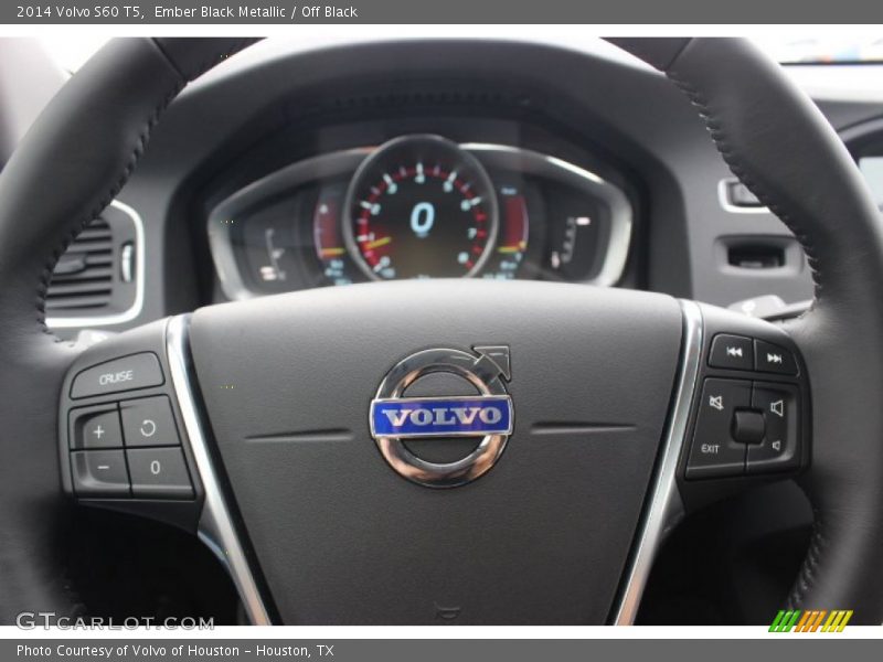 Ember Black Metallic / Off Black 2014 Volvo S60 T5
