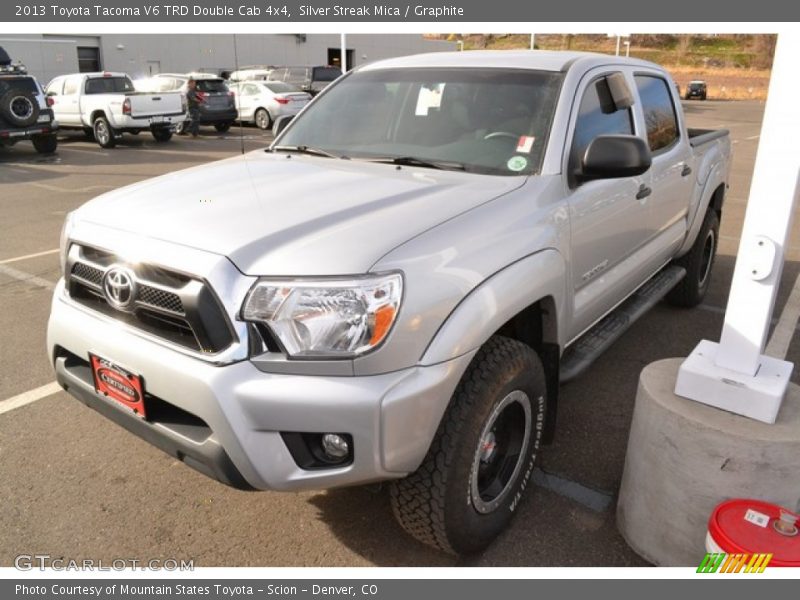 Silver Streak Mica / Graphite 2013 Toyota Tacoma V6 TRD Double Cab 4x4