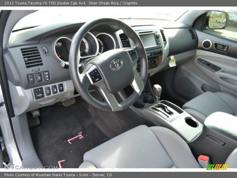Silver Streak Mica / Graphite 2013 Toyota Tacoma V6 TRD Double Cab 4x4