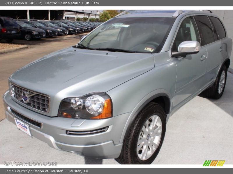 Electric Silver Metallic / Off Black 2014 Volvo XC90 3.2