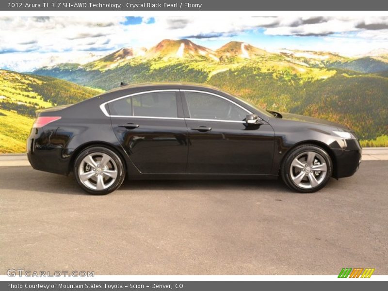 Crystal Black Pearl / Ebony 2012 Acura TL 3.7 SH-AWD Technology