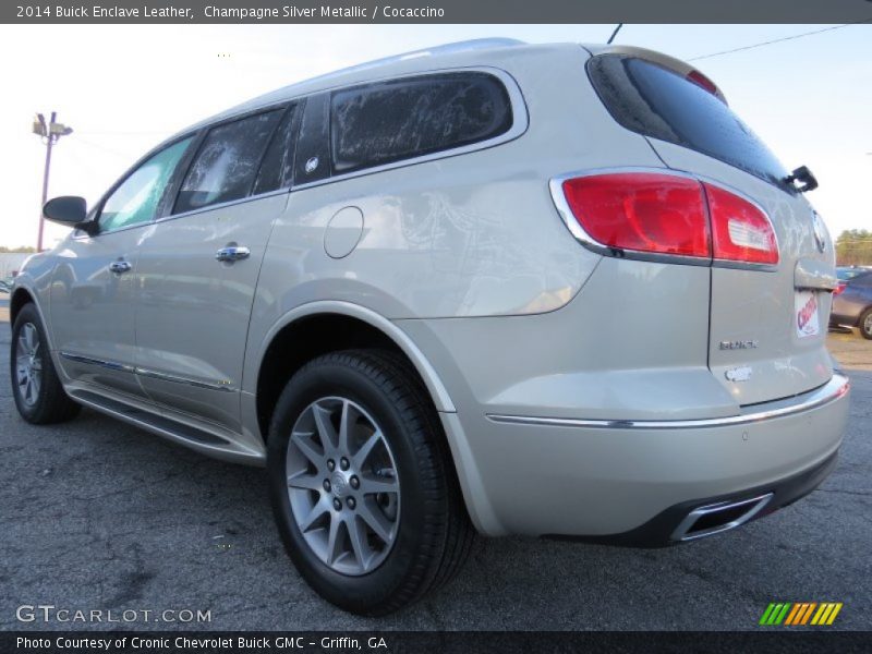 Champagne Silver Metallic / Cocaccino 2014 Buick Enclave Leather