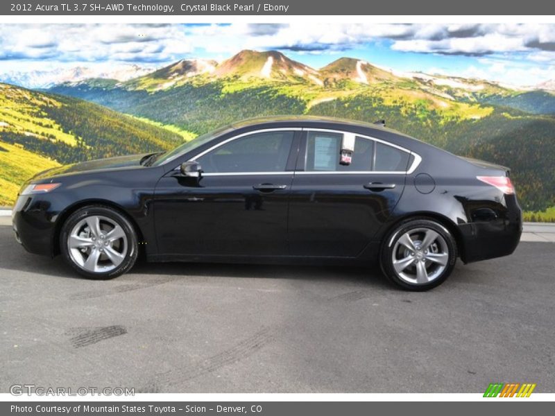 Crystal Black Pearl / Ebony 2012 Acura TL 3.7 SH-AWD Technology