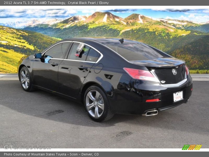 Crystal Black Pearl / Ebony 2012 Acura TL 3.7 SH-AWD Technology