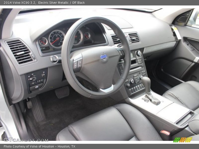 Electric Silver Metallic / Off Black 2014 Volvo XC90 3.2