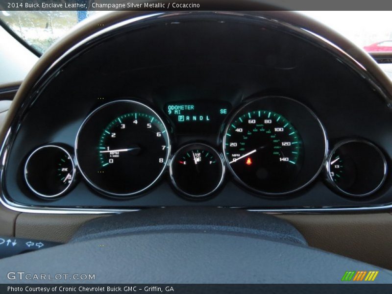Champagne Silver Metallic / Cocaccino 2014 Buick Enclave Leather