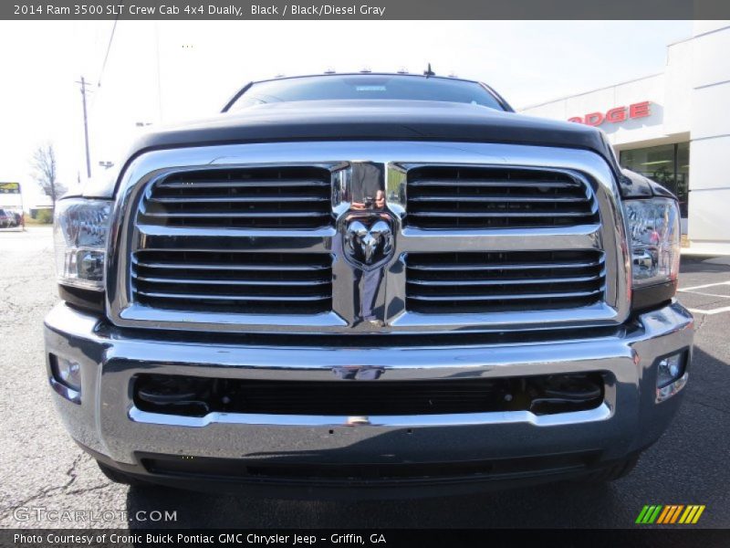 Black / Black/Diesel Gray 2014 Ram 3500 SLT Crew Cab 4x4 Dually