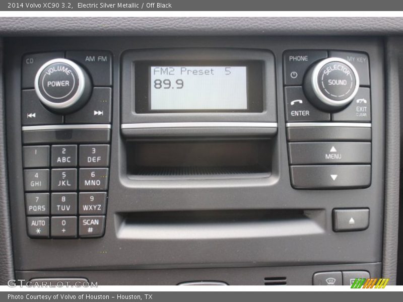 Electric Silver Metallic / Off Black 2014 Volvo XC90 3.2