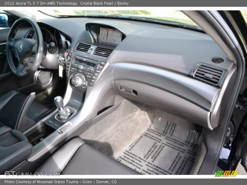 Crystal Black Pearl / Ebony 2012 Acura TL 3.7 SH-AWD Technology