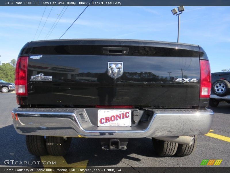 Black / Black/Diesel Gray 2014 Ram 3500 SLT Crew Cab 4x4 Dually