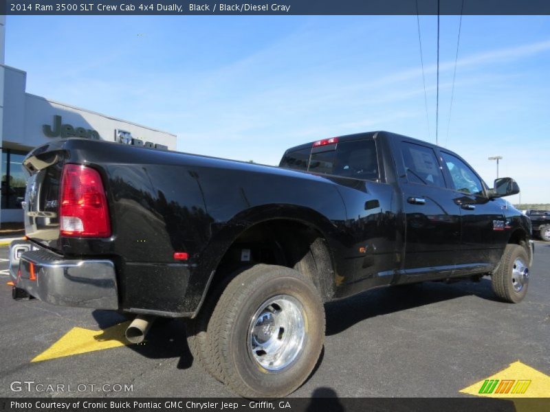 Black / Black/Diesel Gray 2014 Ram 3500 SLT Crew Cab 4x4 Dually